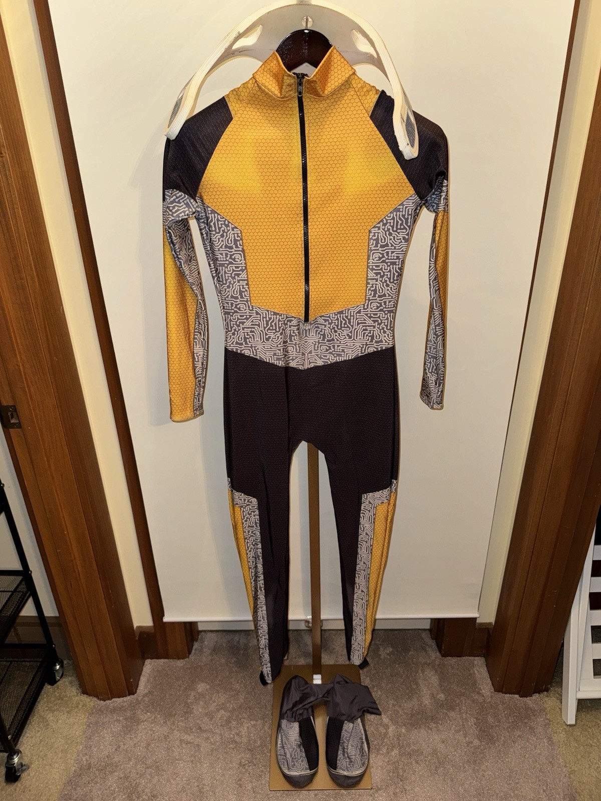 Screen Worn Jumpsuit From Future Man Season 2 Episode 11 With Shoes & Prop Foam