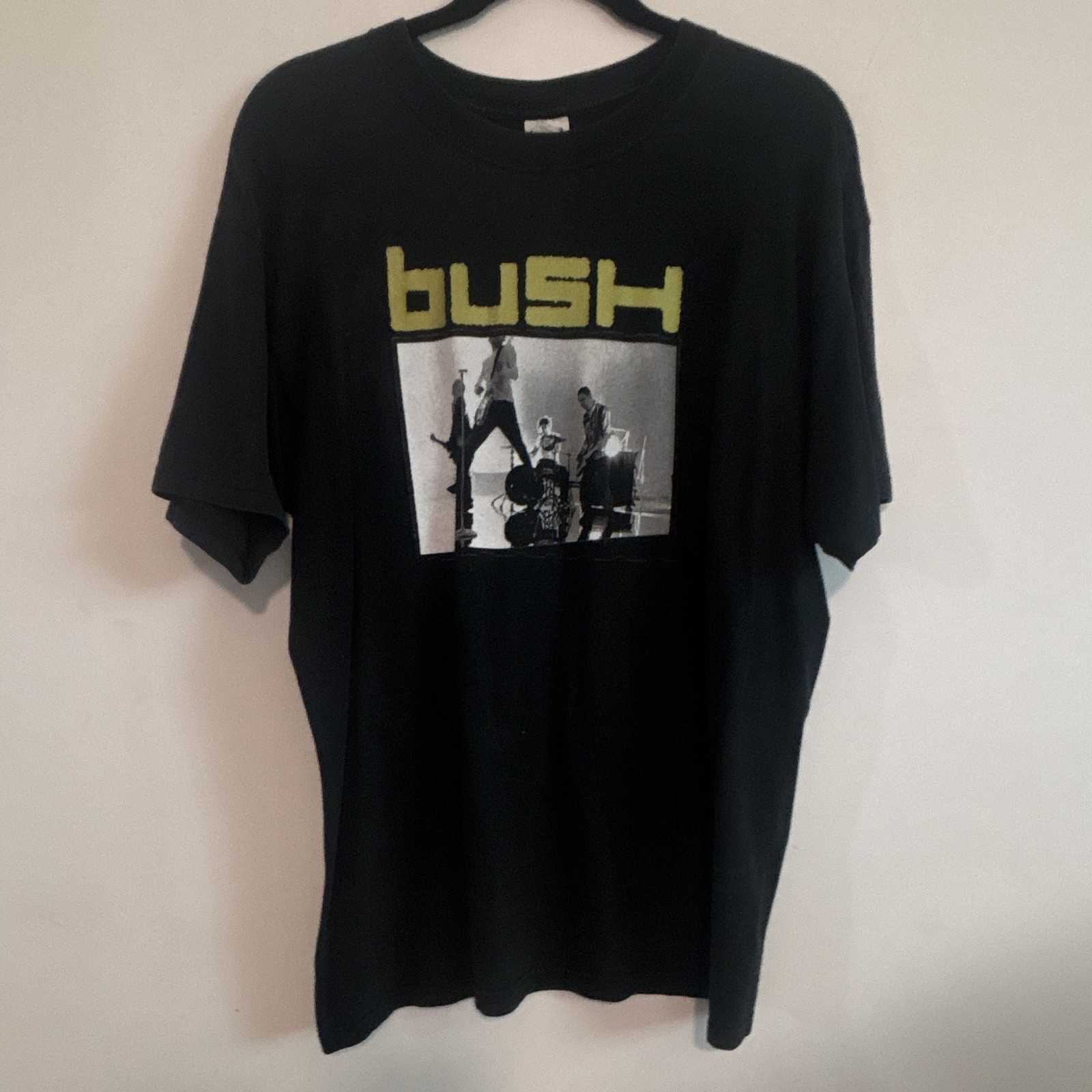 Bush Golden State Tour 2002 Black Graphic T-Shirt Anvil Tag Size L