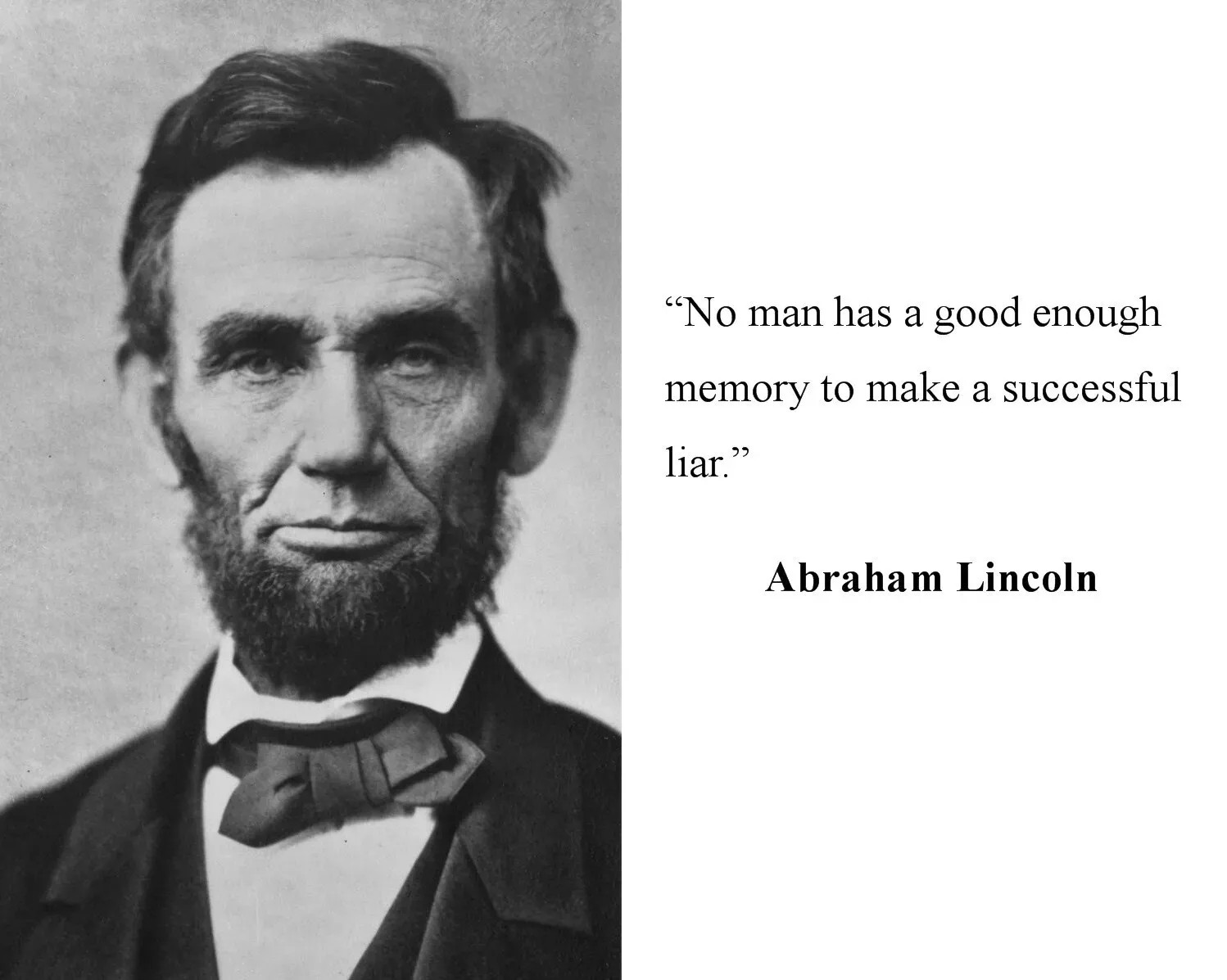 A President Abraham Lincoln Quote 8×10 Picture Celebrity Print