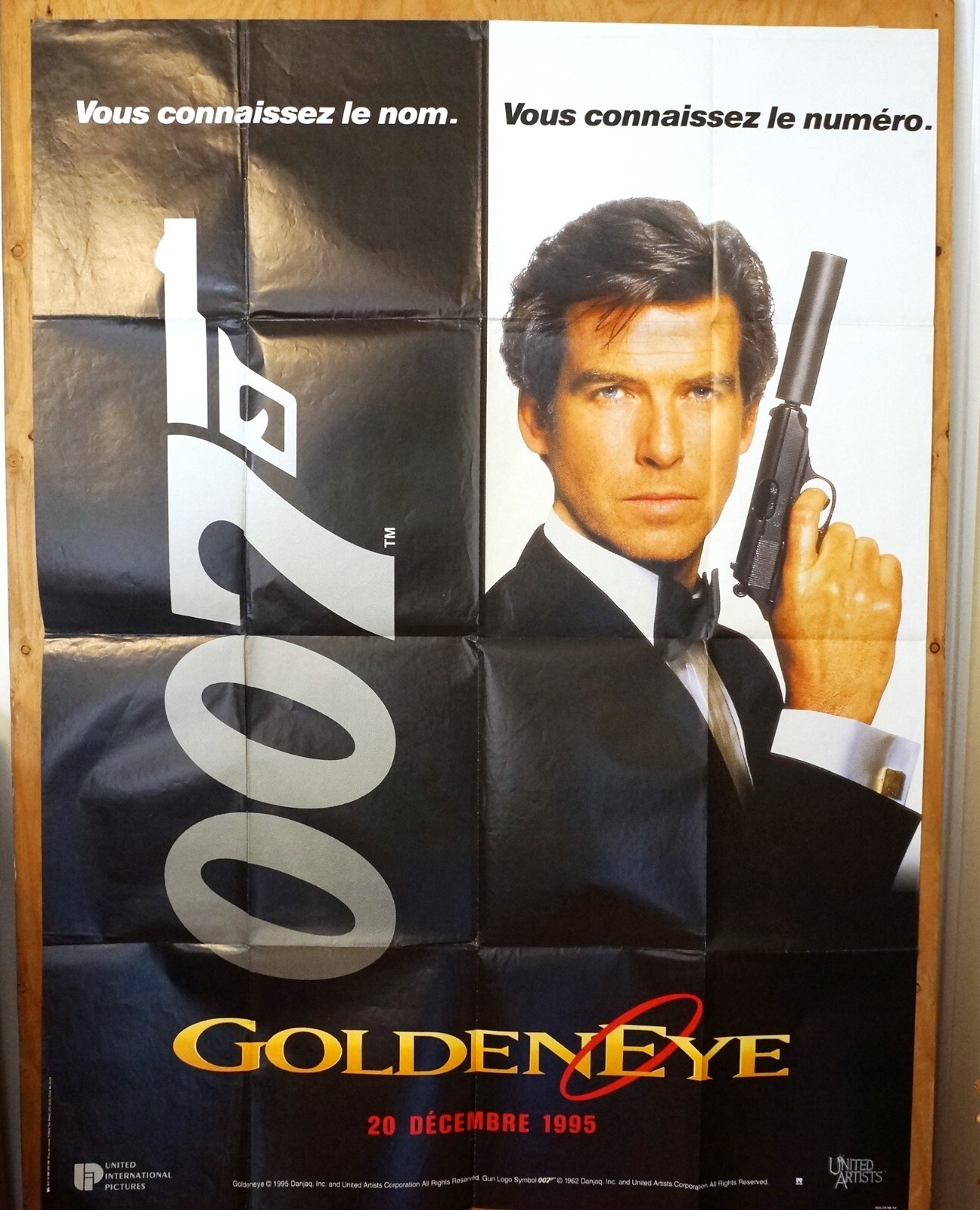 Goldeneye 007 1995 Advance French Grande Movie Poster
