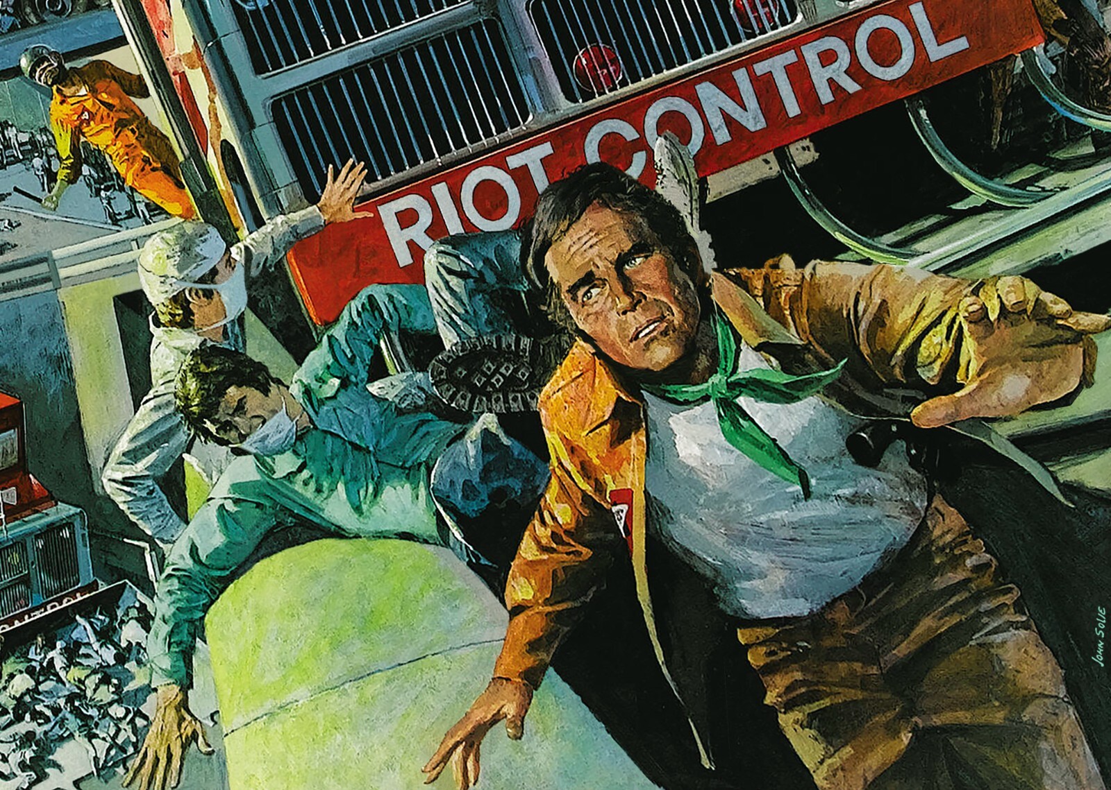 “SOYLENT GREEN” (1973) one sheet 27″x41″ ultra high res full size sci-fi poster!
