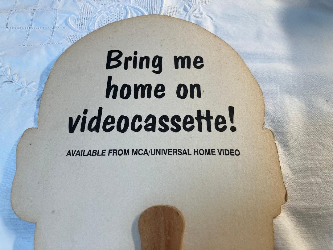 HAPPY GILMORE ORIGINAL Promo Stick Fan 1995 Video Release MCA/Universal
