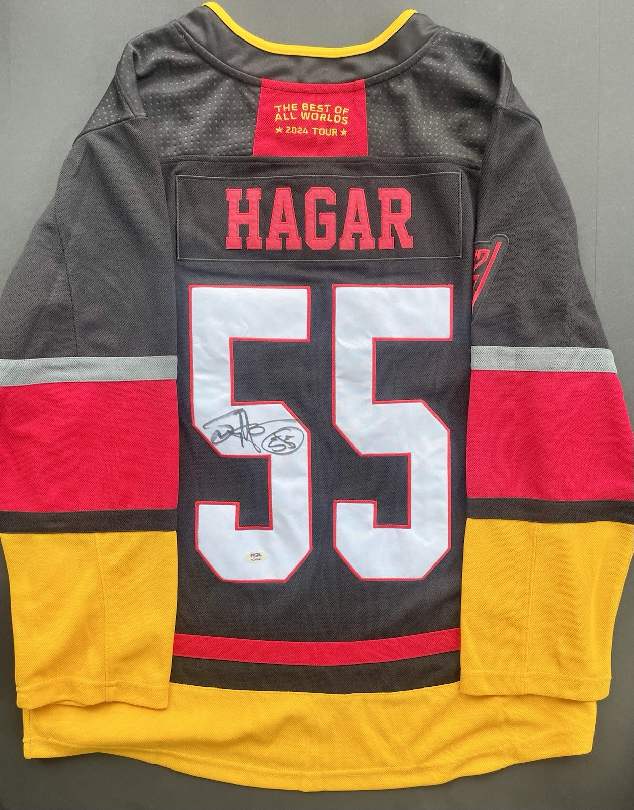 Sammy Hagar Signed Autographed Best Of All Worlds Tour Jersey Van Halen Psa/Dna