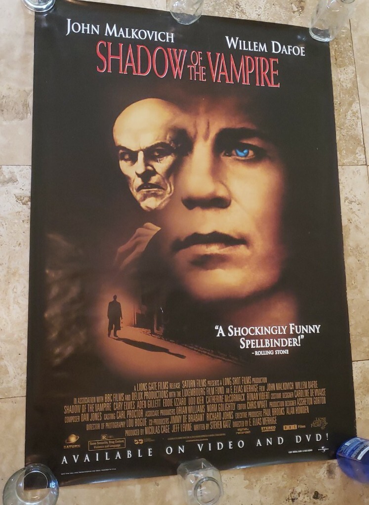 Shadow of the Vampire 2000 original movie poster one sheet single-sided Dracula
