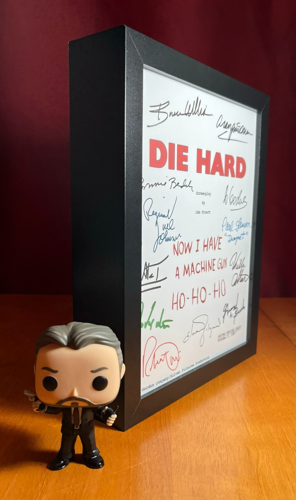 Die Hard Script Cast-Signed – Autograph Reprints – 125 Pages – John McClane