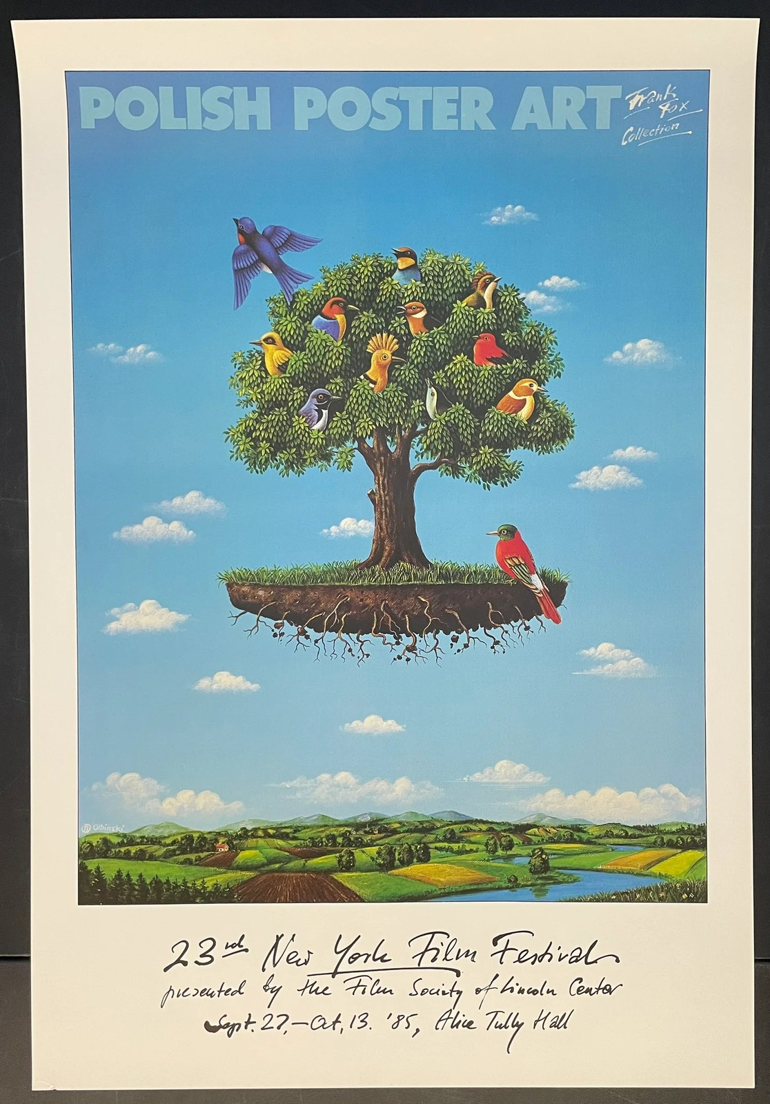 Polish Poster Art (1985) Original New York Film Festival Poster 24×35