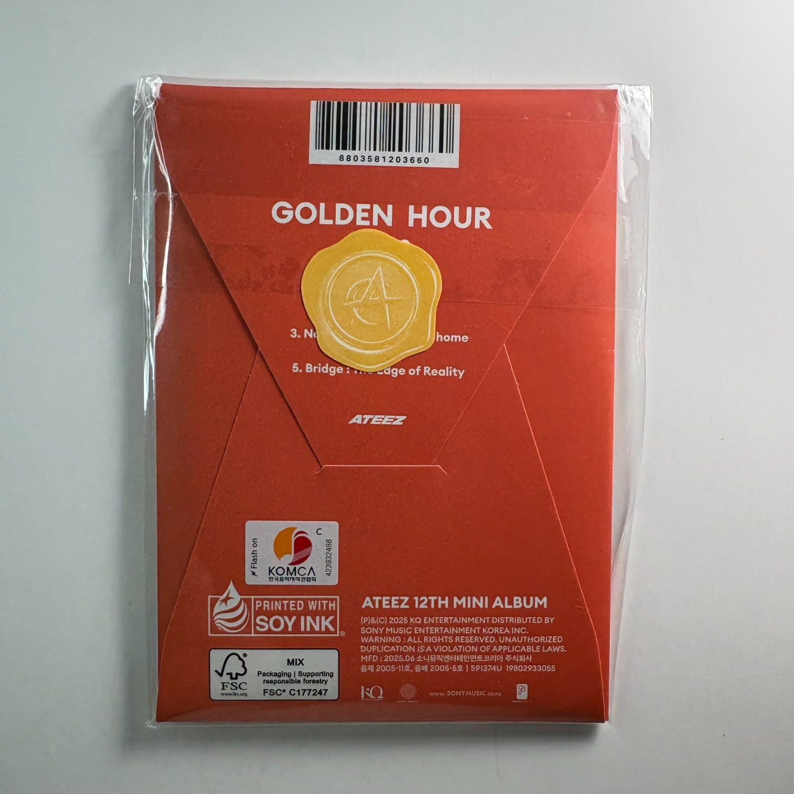 [ATEEZ] GOLDEN HOUR : Part.3 LEMON DROP – 12th Mini Album POCA Ver. – On hand