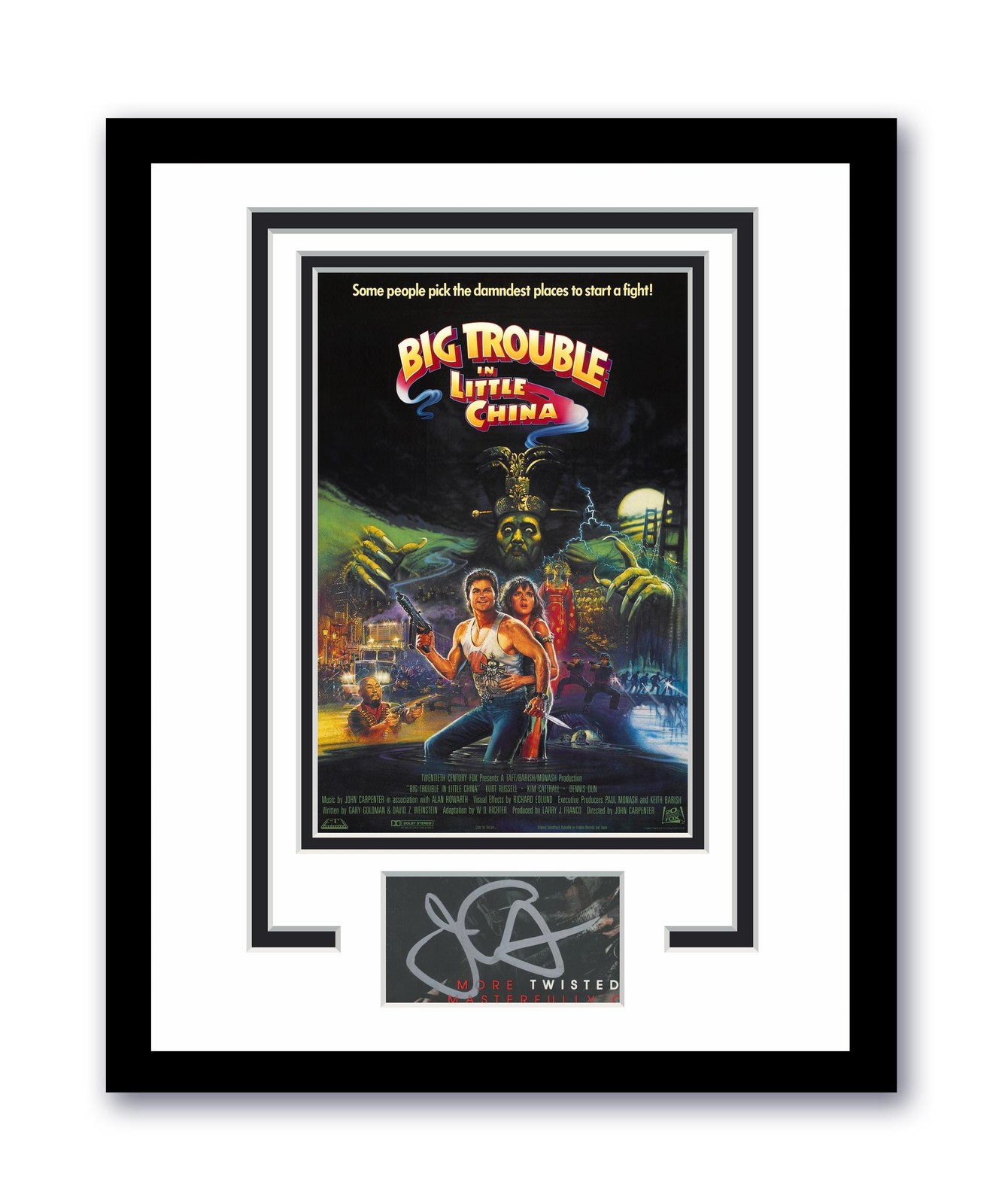 Big Trouble Little China John Carpenter Autograph Signed 11×14 Framed Photo ACOA