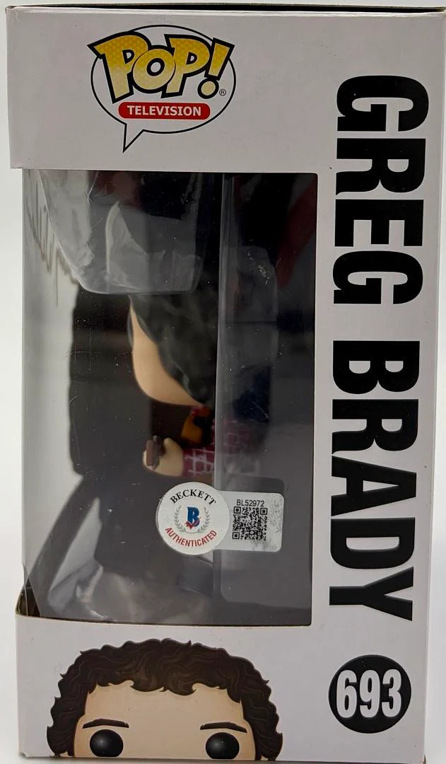 Barry Williams signed Funko #693 (Brady Bunch) – Beckett COA