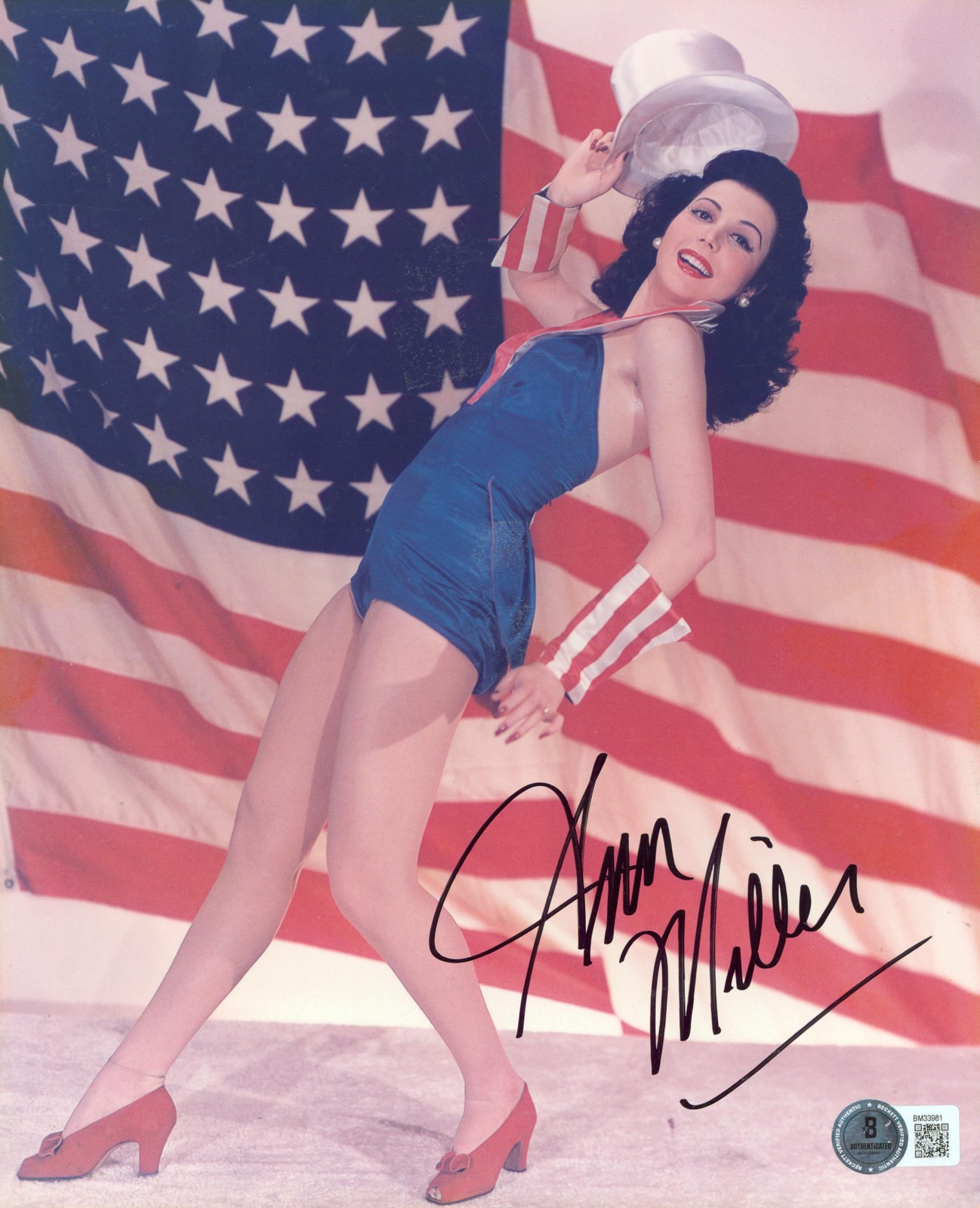 Ann Miller Room Service Authentic Signed 8×10 Photo Autographed BAS #BM33981
