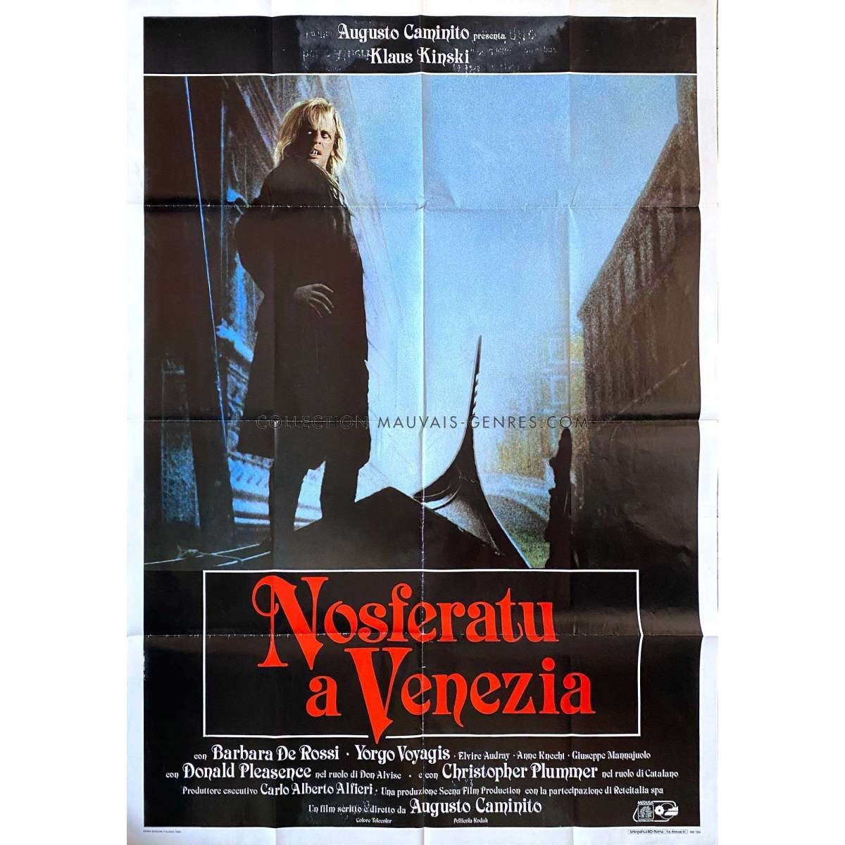VAMPIRE IN VENICE Italian Movie Poster – 39×55 in. – 1988 – Augusto Caminito, K