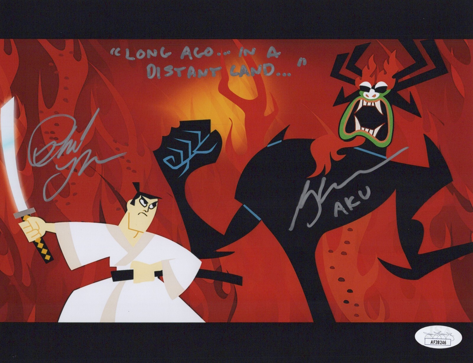 GREG BALDWIN and PHIL LAMARR Signed SAMURAI JACK 8×10 Autograph JSA COA CERT