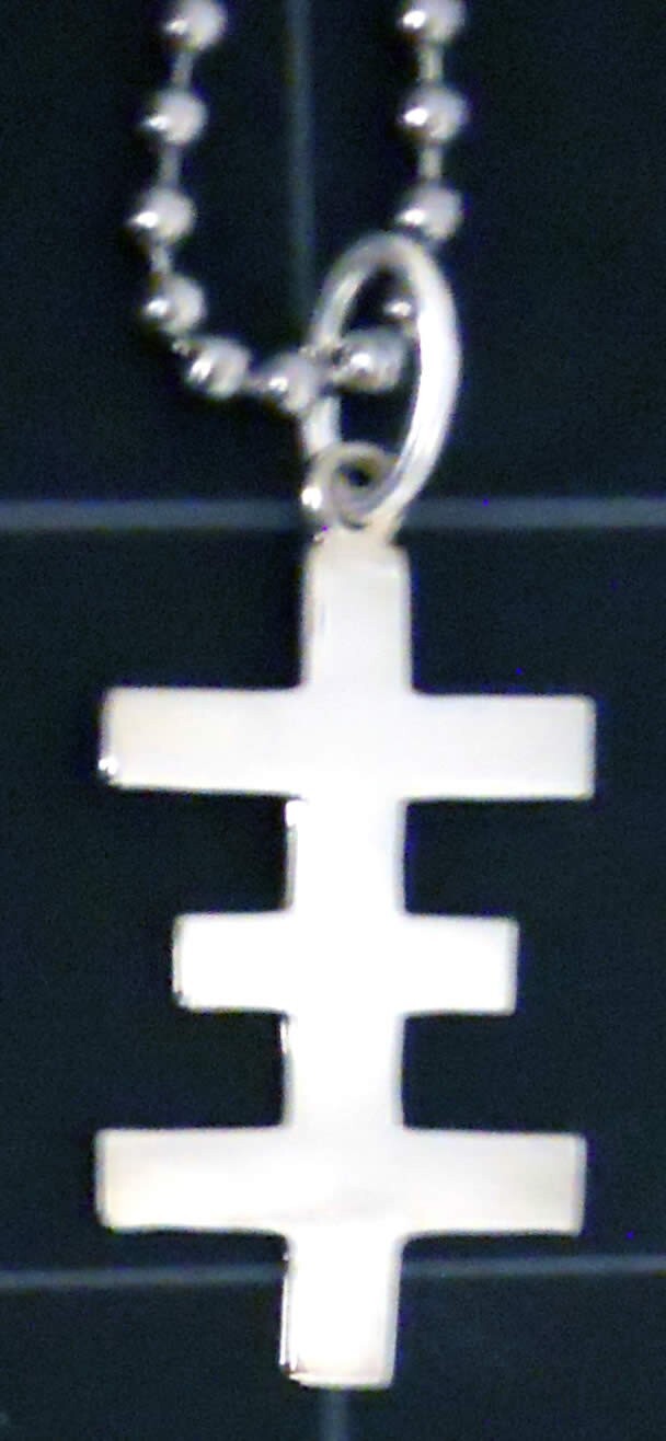 Psychic TV Necklace Sterling Silver Pendant Stainless Chain Throbbing Gristle