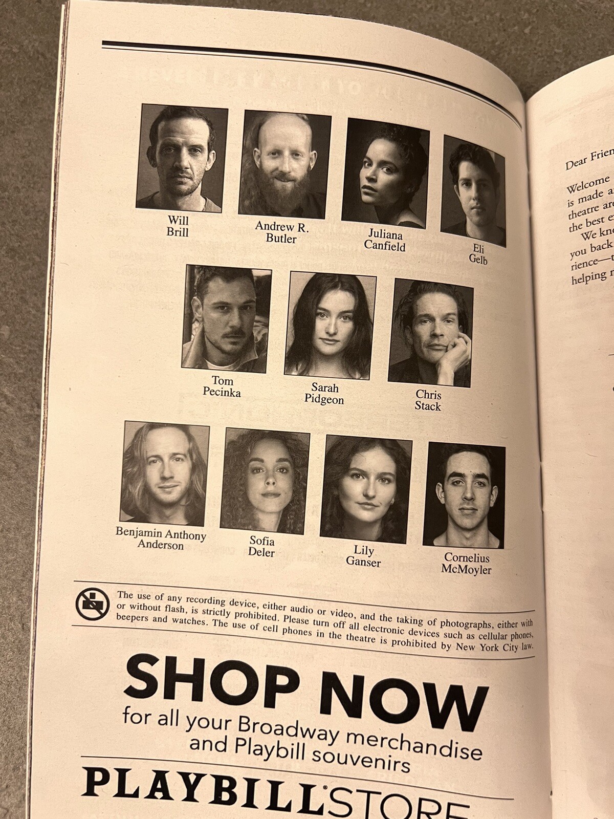 NEW Broadway Play Playbill 2024 Stereophonic