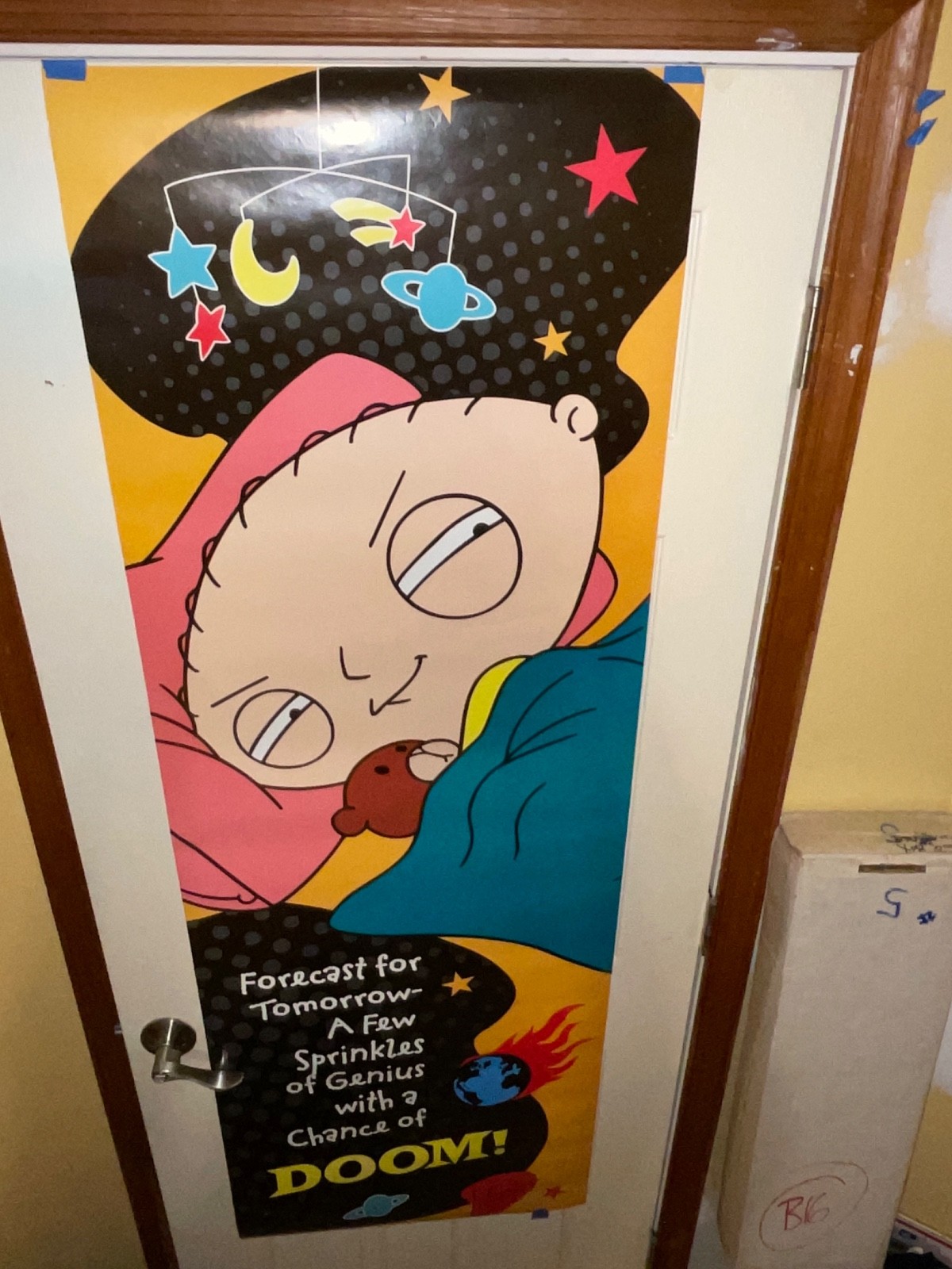 RARE FOX TV 2004 OVERSIZED STEWIE FAMILY GUY ORIGINAL PROMO 21×62 POSTER NEW NM