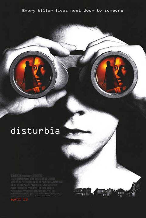 Disturbia Shia LaBeouf, David Morse, Carrie-Anne Moss Movie Poster 17 X 12