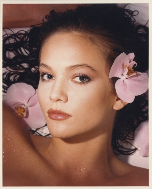 Diane Lane Breathtaking Bare shoulders Glamour Close up Vintage 8×10 Color Photo
