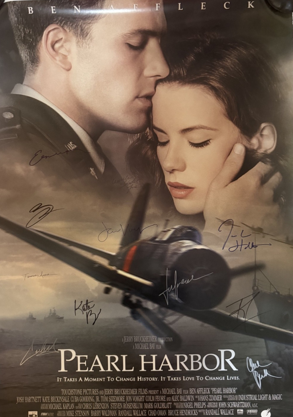 Pearl Harbor Signed Movie Poster 24×36