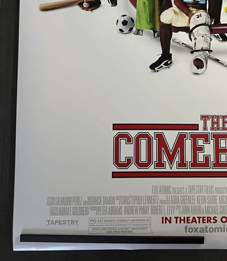2007 THE COMEBACKS 27×40 ORIGINAL D/S MOVIE POSTER B Version