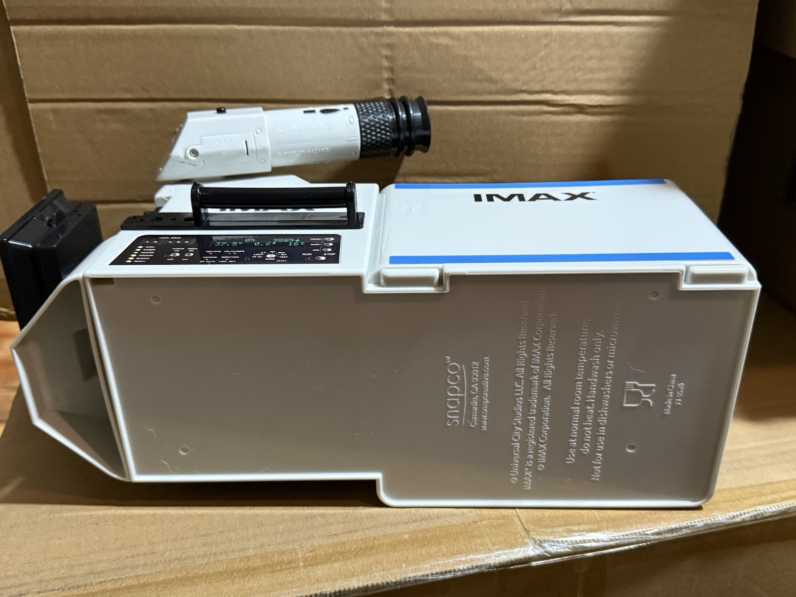NEW The Odyssey IMAX Film Camera Popcorn Bucket W/viewable LED Image – Ships NOW