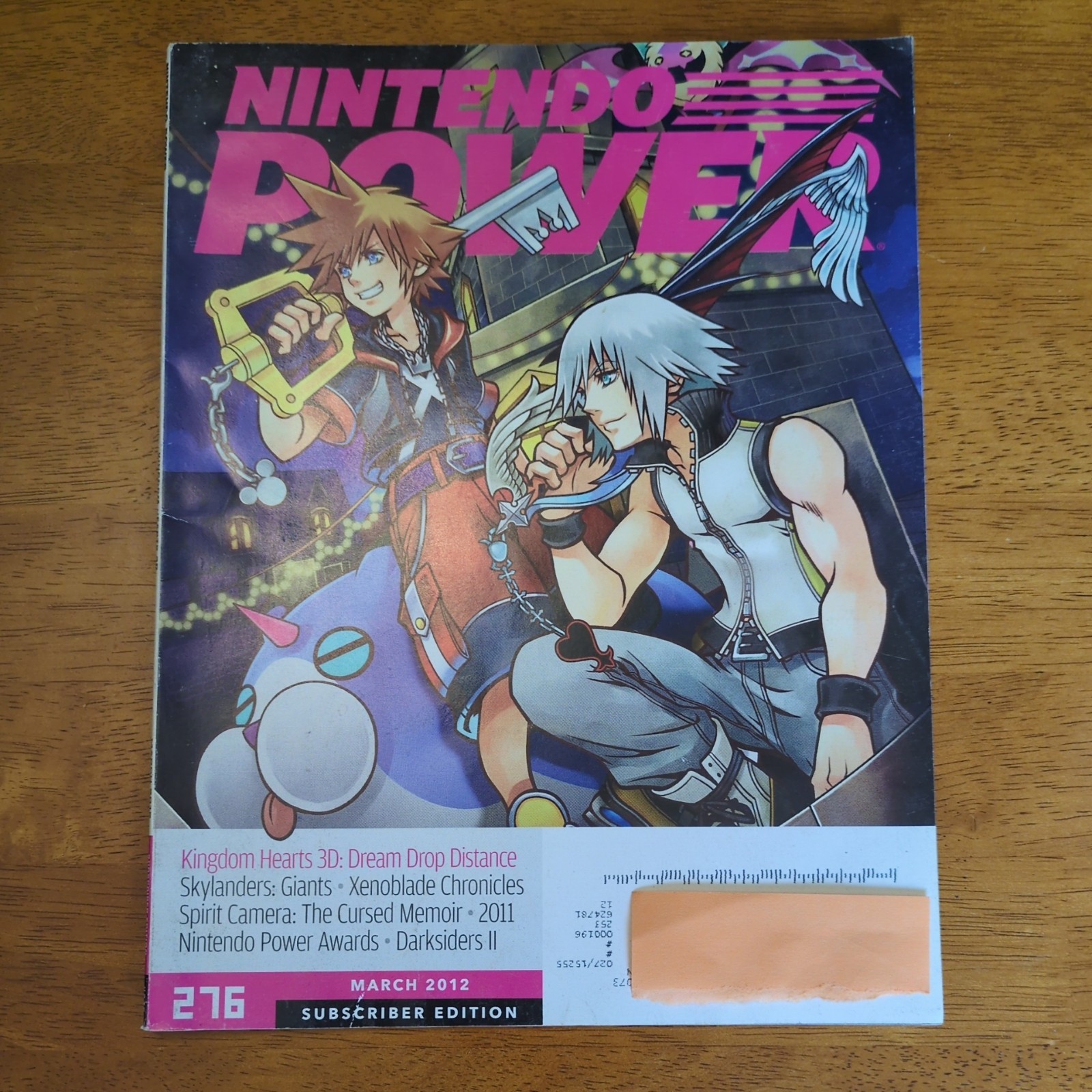 Nintendo Power Magazine # 276 March 2012 3DS Kingdom Hearts, Sonic, Mario Party
