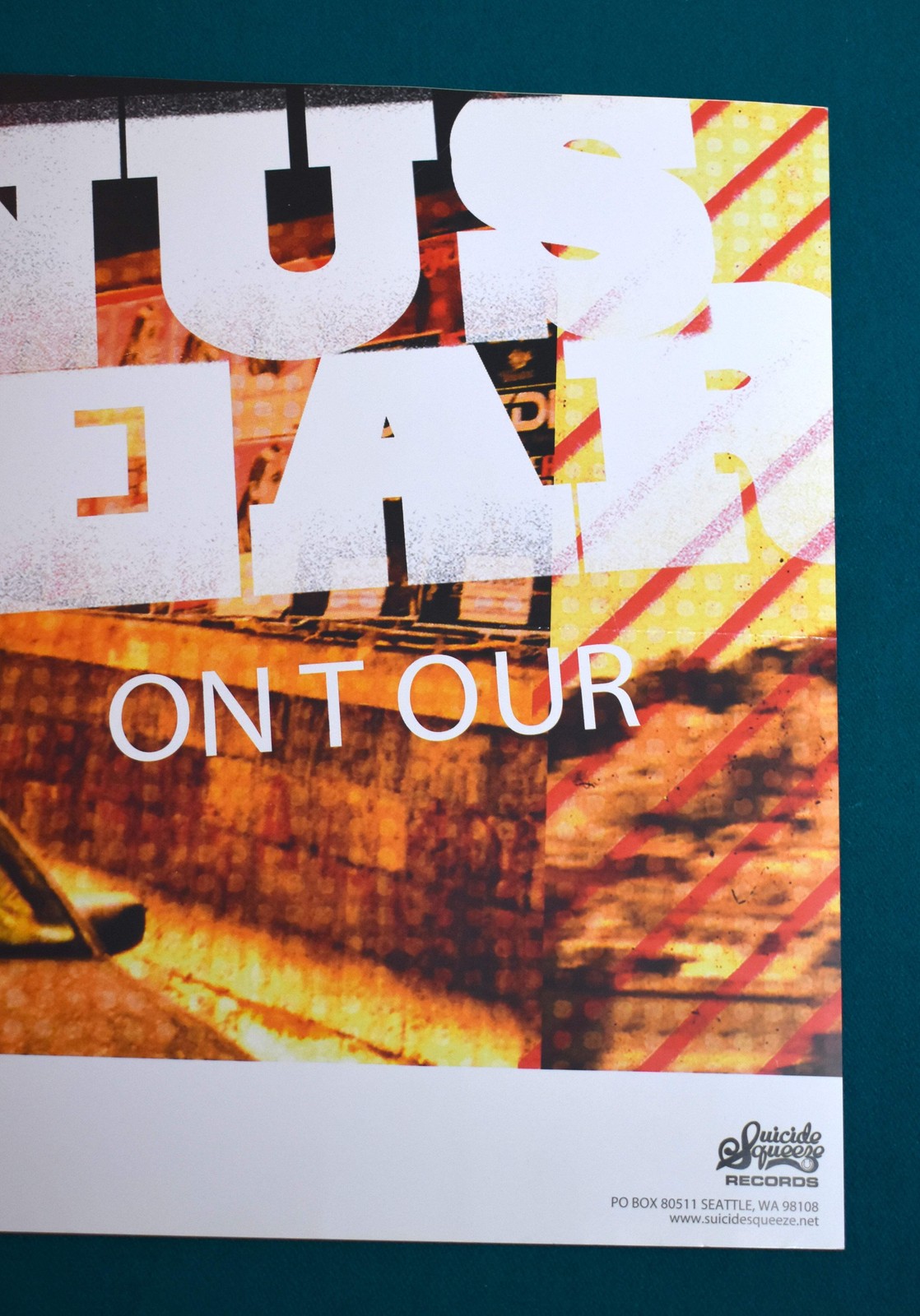 Minus The Bear Tour Poster, ‘Menos El Oso’ Album, Suicide Squeeze Records
