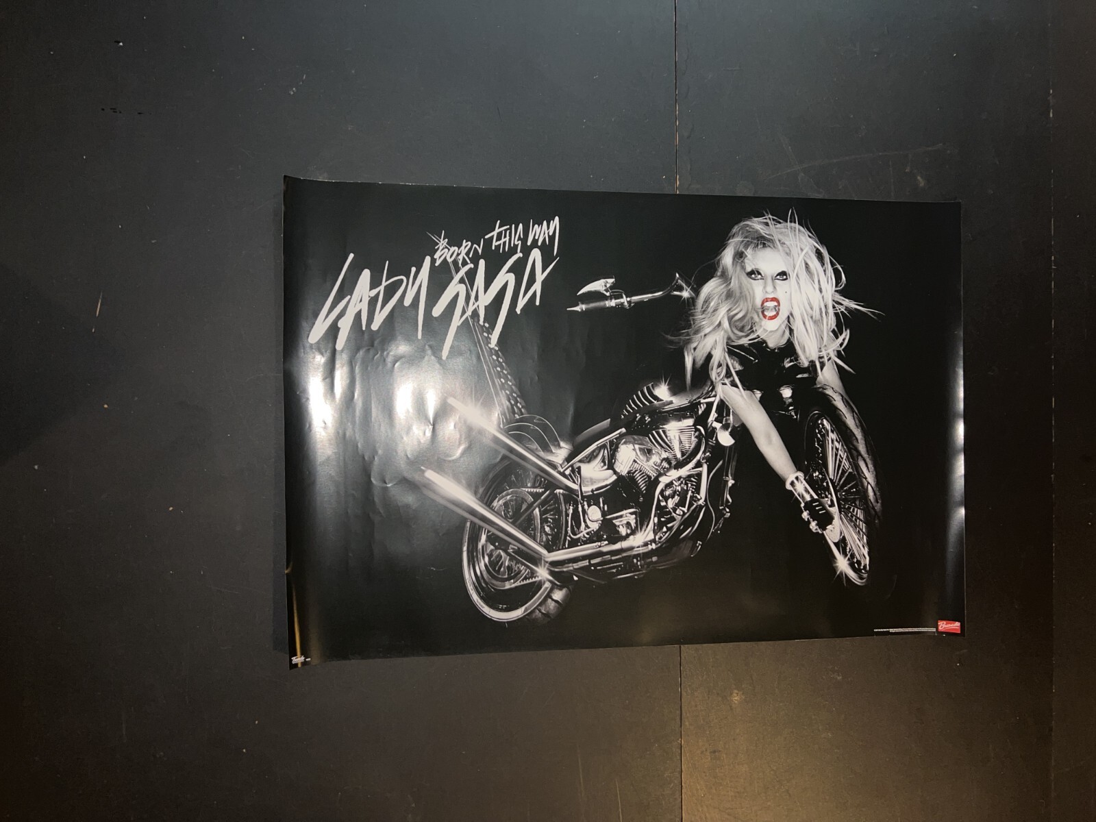 Lady Gaga : Born This Way – Motorcycle 2011 Trends Poster