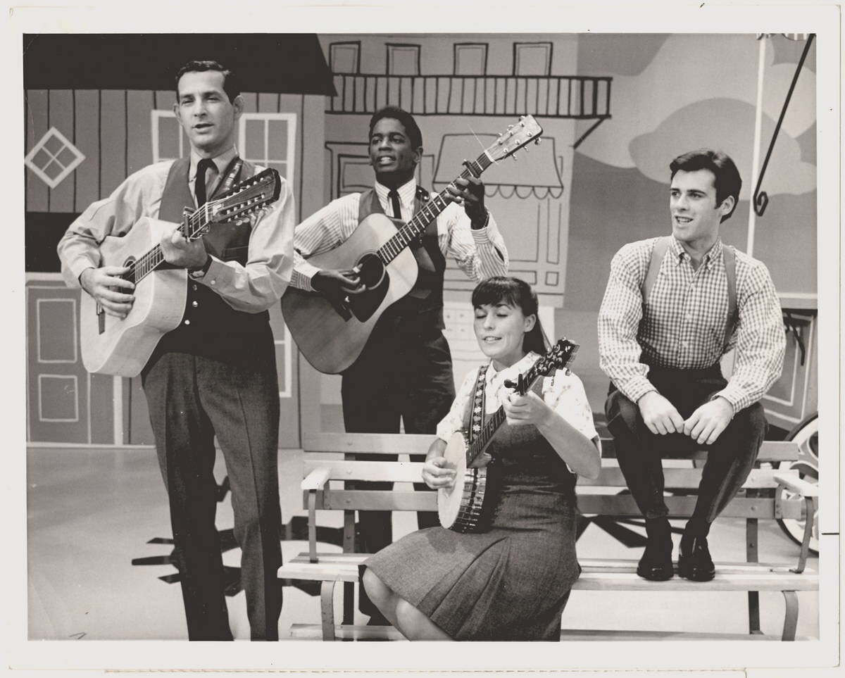 NBC TV 7×9 folk singer OSCAR BRAND First Look, Jackie Washington Sally Sheffield