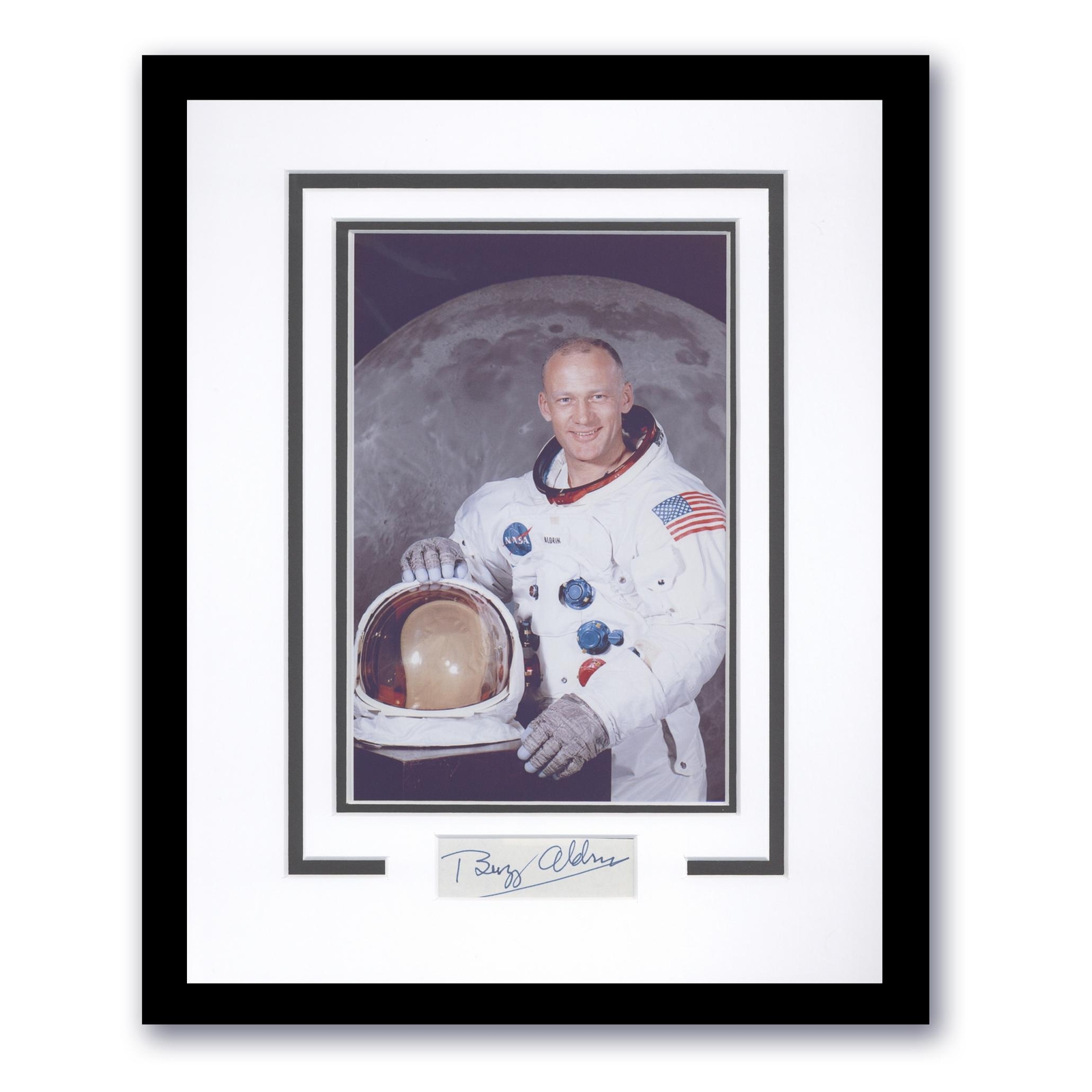 Buzz Aldrin ‘Apollo 11’ AUTOGRAPH Signed Astronaut Framed 11×14 Display B ACOA