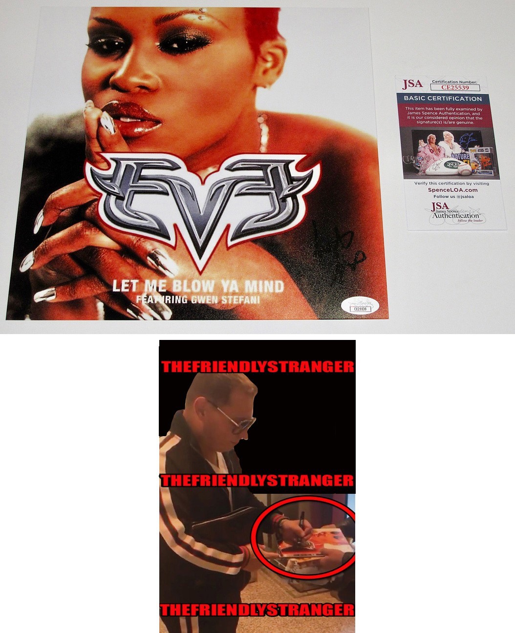 SCOTT STORCH signed Eve & Gwen Stefani “LET ME BLOW YA MIND” 10×10 Photo JSA COA