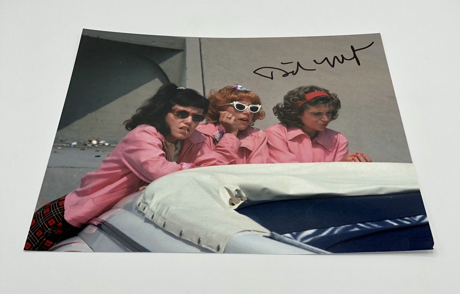 Dinah Manoff Signed 8×10 Grease Photo Marty Maraschino Pink Ladies w/ COA
