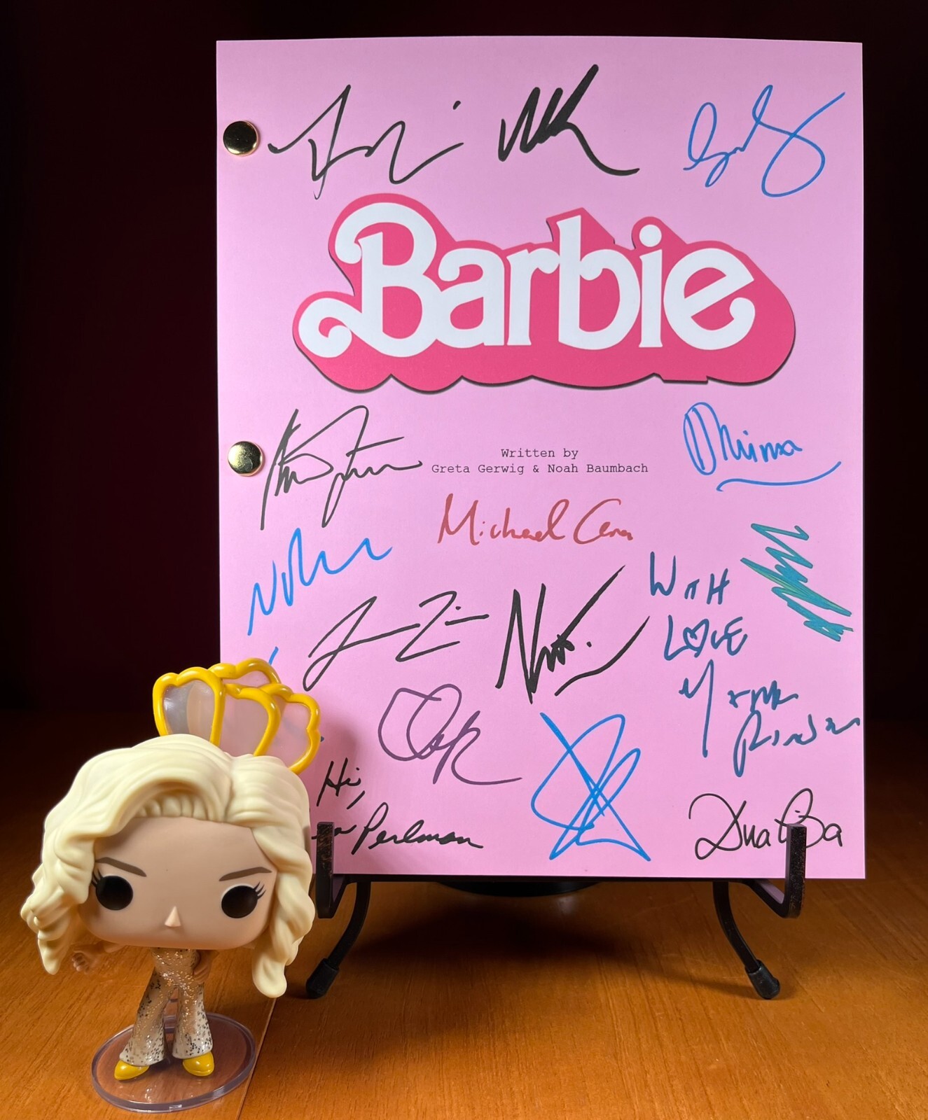 Barbie Script Signed- Autograph Reprints- 114 Pages- Barbie Movie