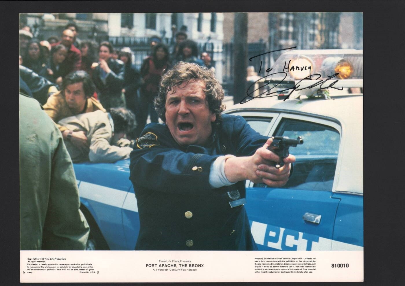 Danny Aiello – Signed Autograph Lobby Card – Fort Apache, the Bronx