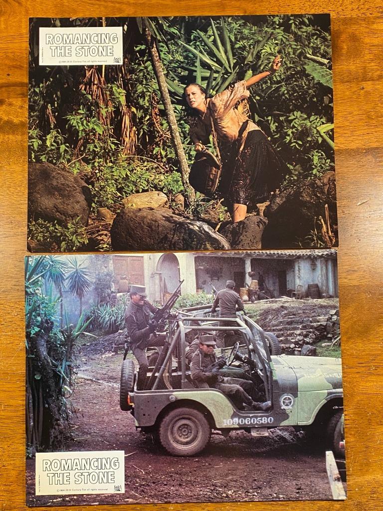 10 ROMANCING THE STONE Michael Douglas Lobby Cards Movie Still Photo Lot A357