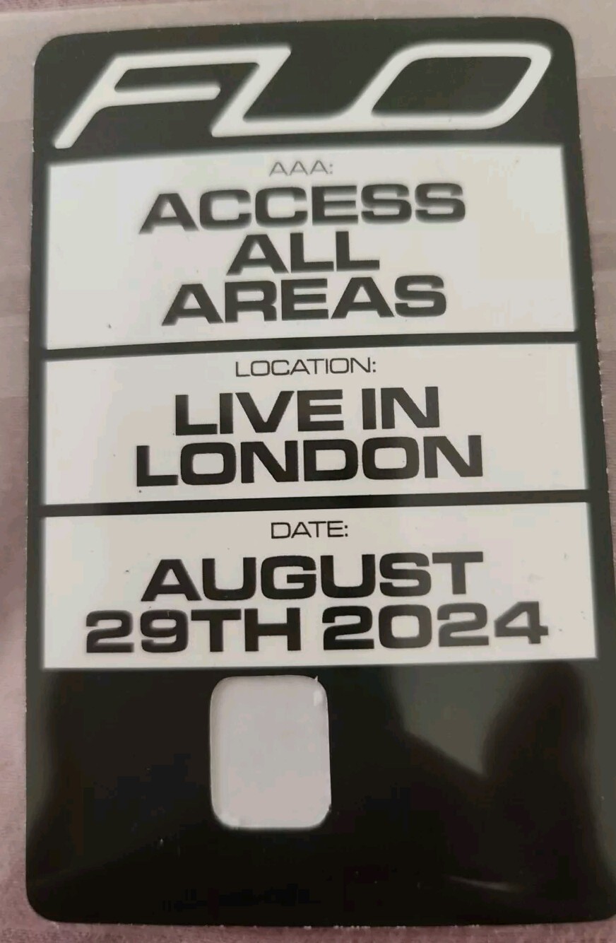 Flo – Access All Areas – Official Credit Card Sticker – Brand New – 2024