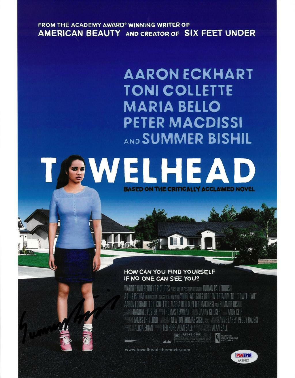 Summer Bishil Signed Towelhead Authentic Autographed 11×14 Photo PSA/DNA#AA37682