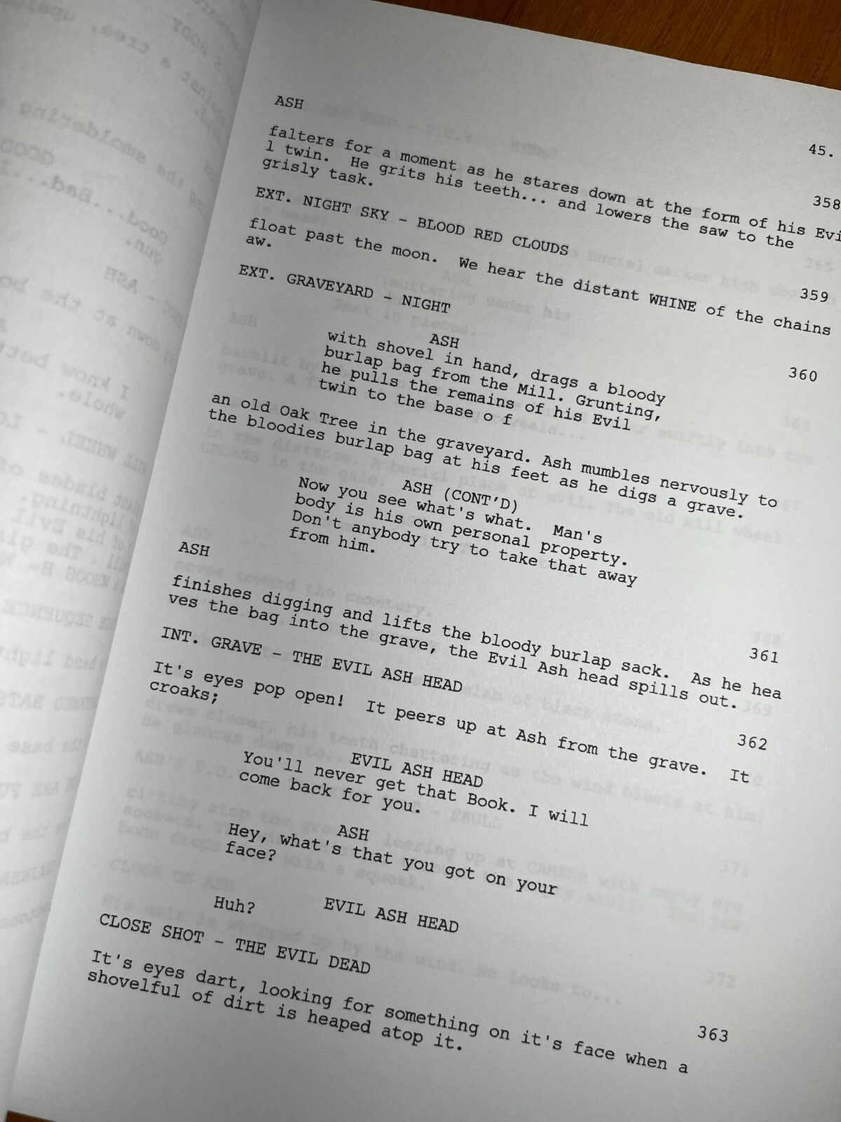 Army of Darkness Script Cast-Signed – Autograph Reprints – Evil Dead