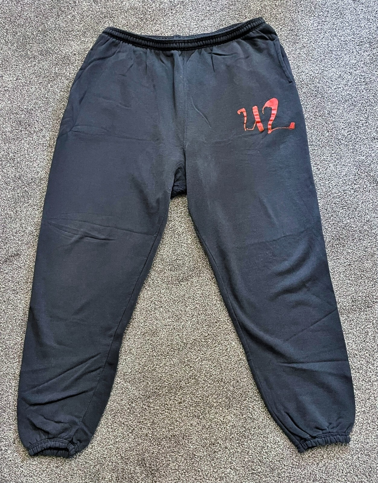 Vintage 1992 U2 Achtung Baby ZOO TV Tour Crew Sweat Pants, Black XL – VERY RARE