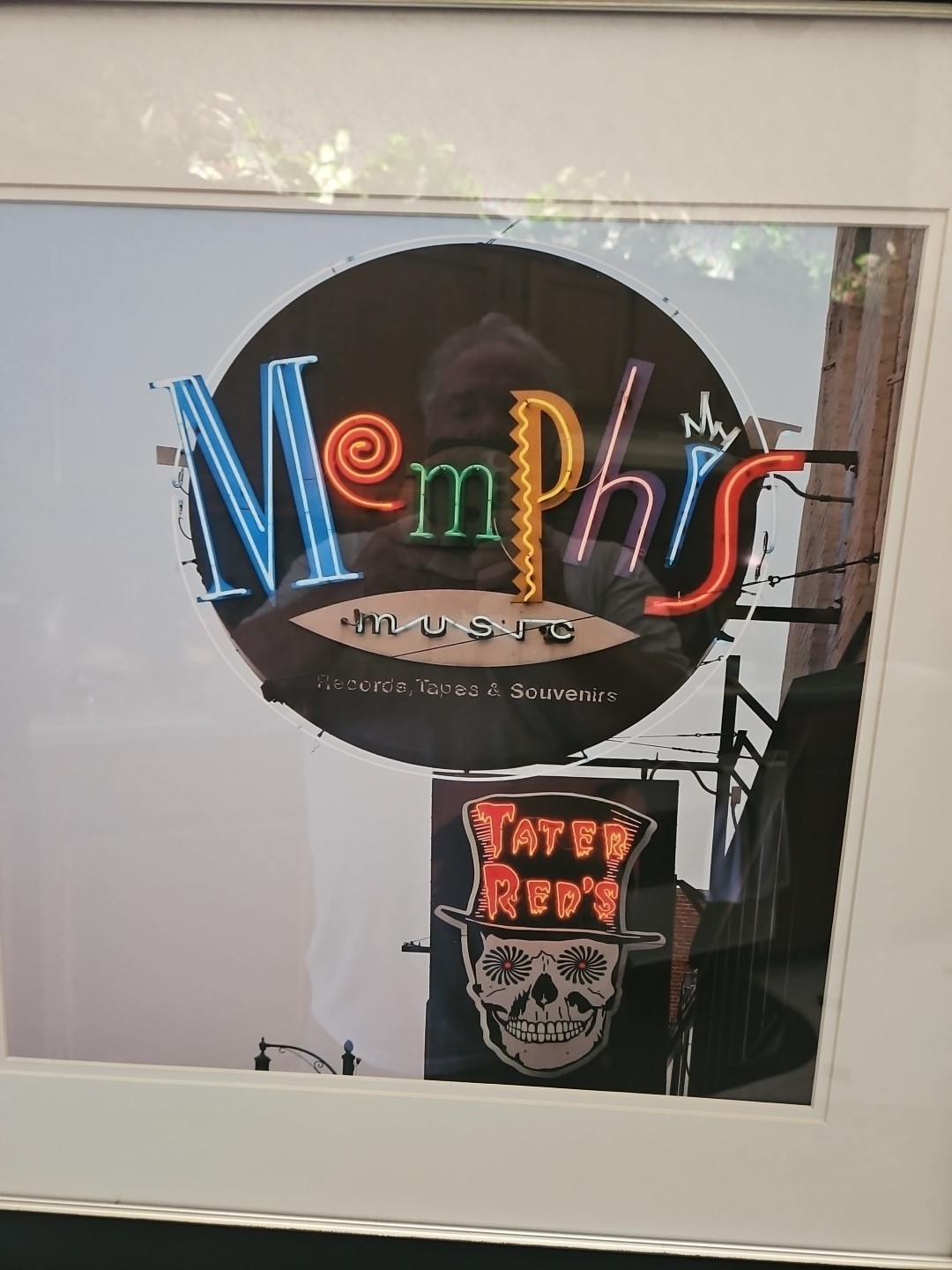 Classic Memphis Music Photograph Framed Ready to Hang Photo measures 16″ X 16″