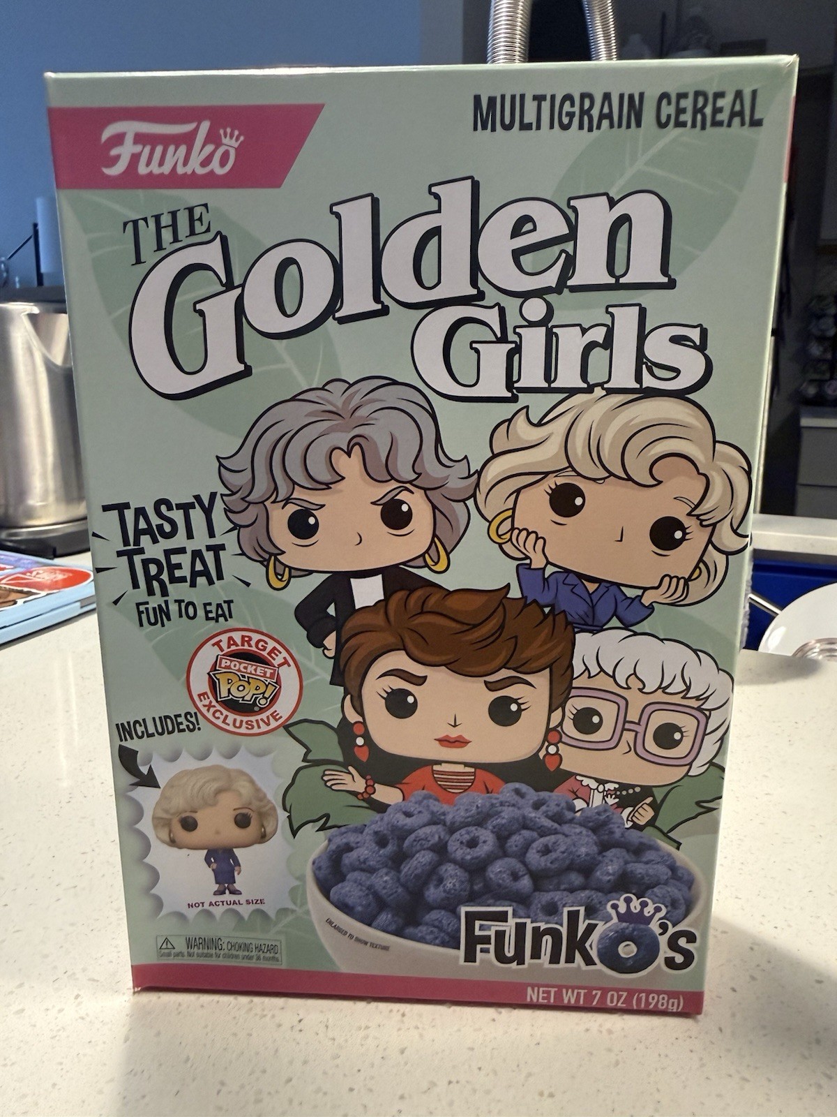 Funko The Golden Girls FunkO’s Multigrain Cereal Box Target Exclusive