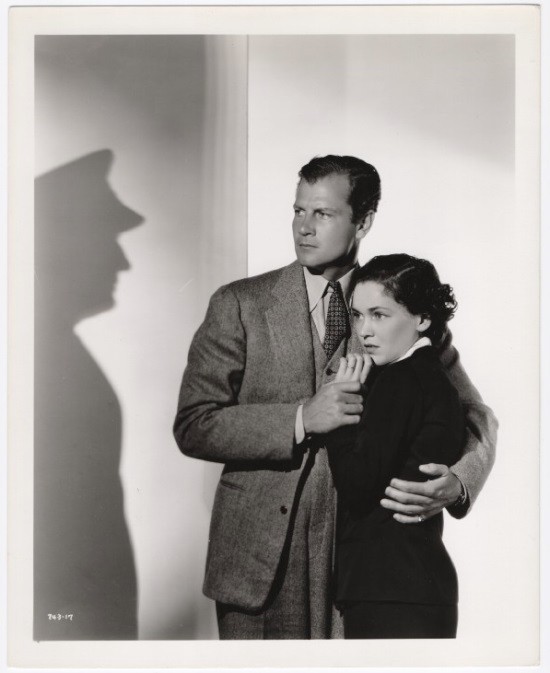 MAUREEN O’SULLIVAN JOEL McCREA Noir Portrait by Clarence Sinclair Bull Original