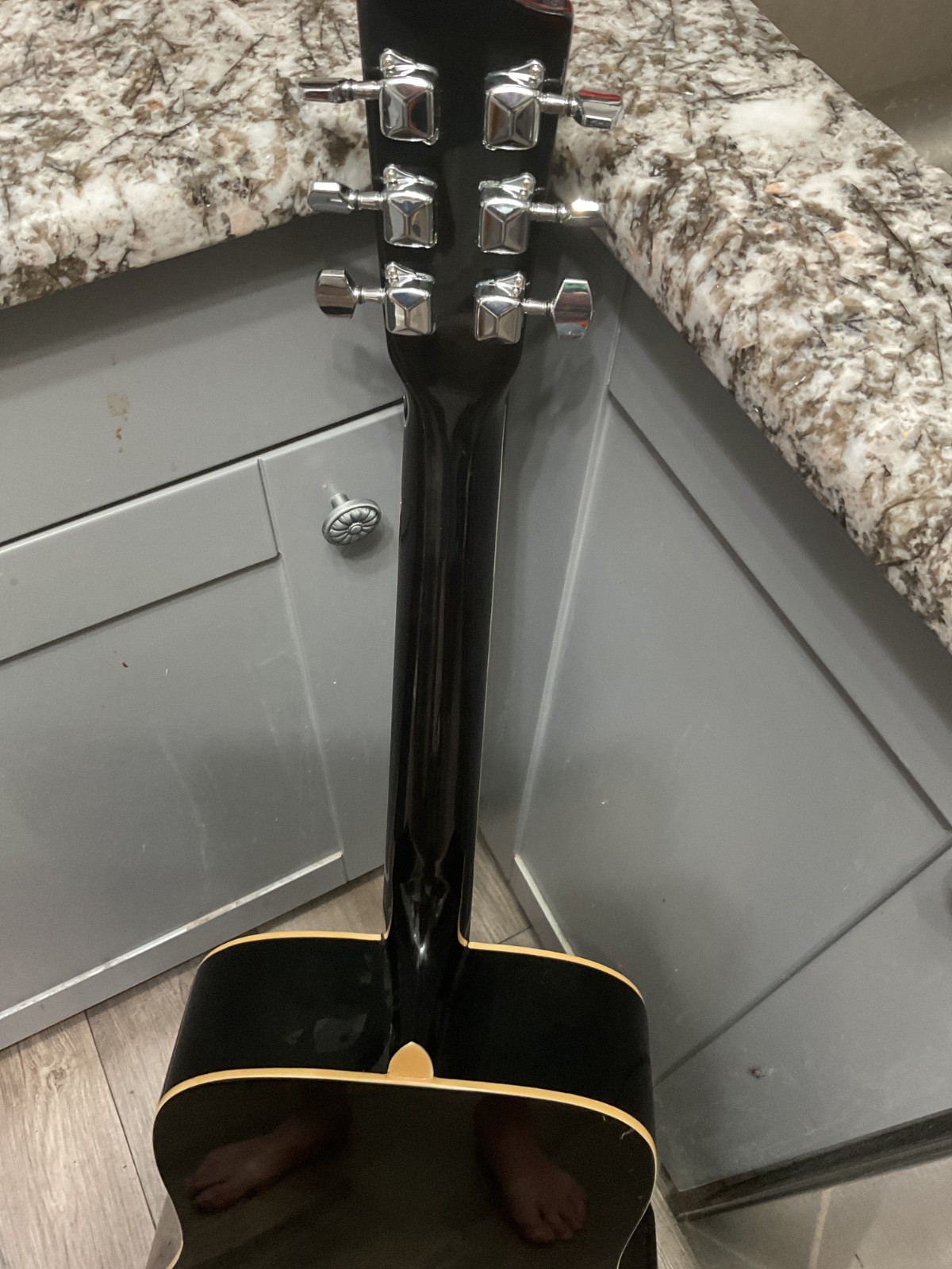 Ted Nugent Signed Guitar Very Unique Message on the bottm