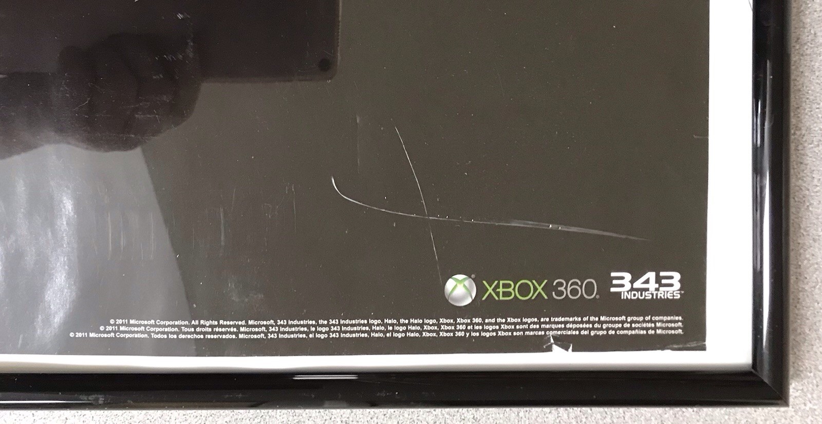 2011 Trends Official Microsoft HALO Anniversary Poster (22”x34”) Xbox 360 *READ*
