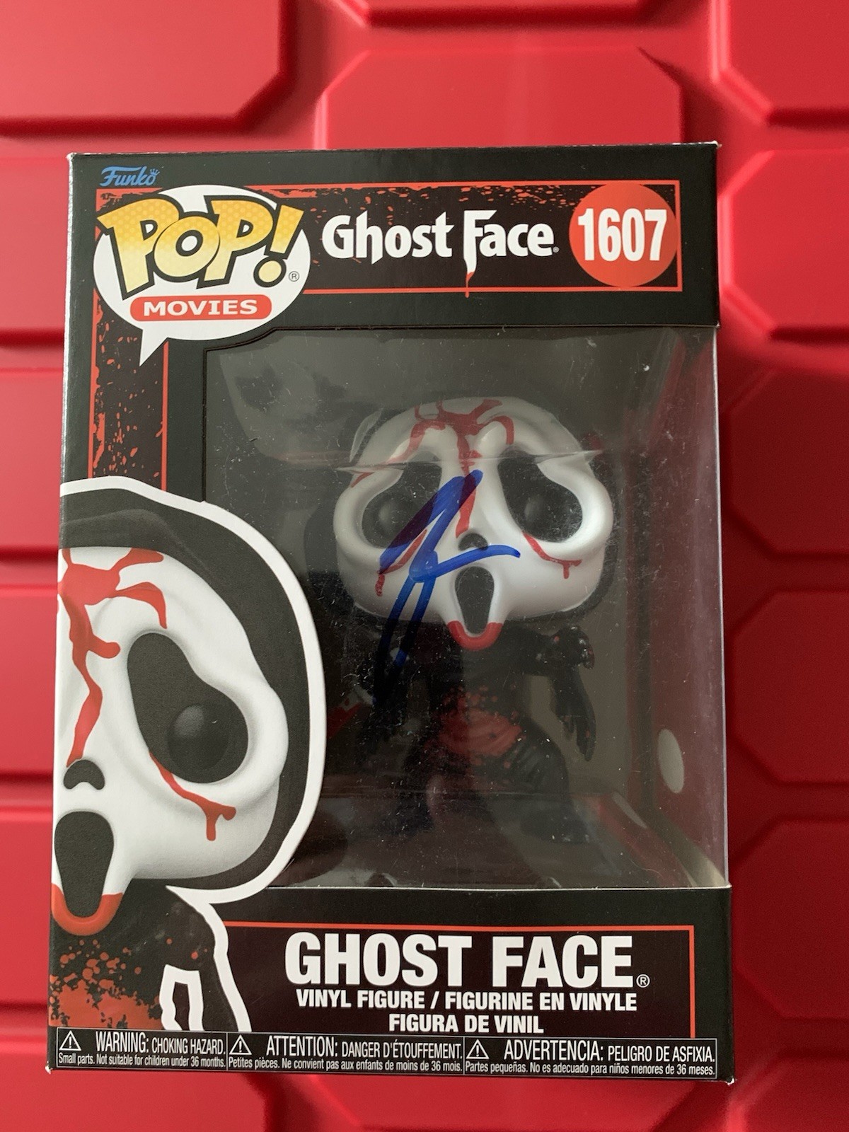 Patrick Dempsey Signed Bloody Ghostface Funko POP – JSA Certified