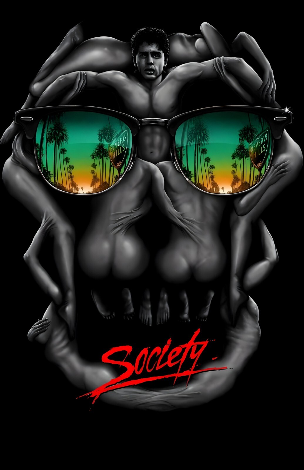 Society 1989 Movie Poster Wall Art Made in USA A