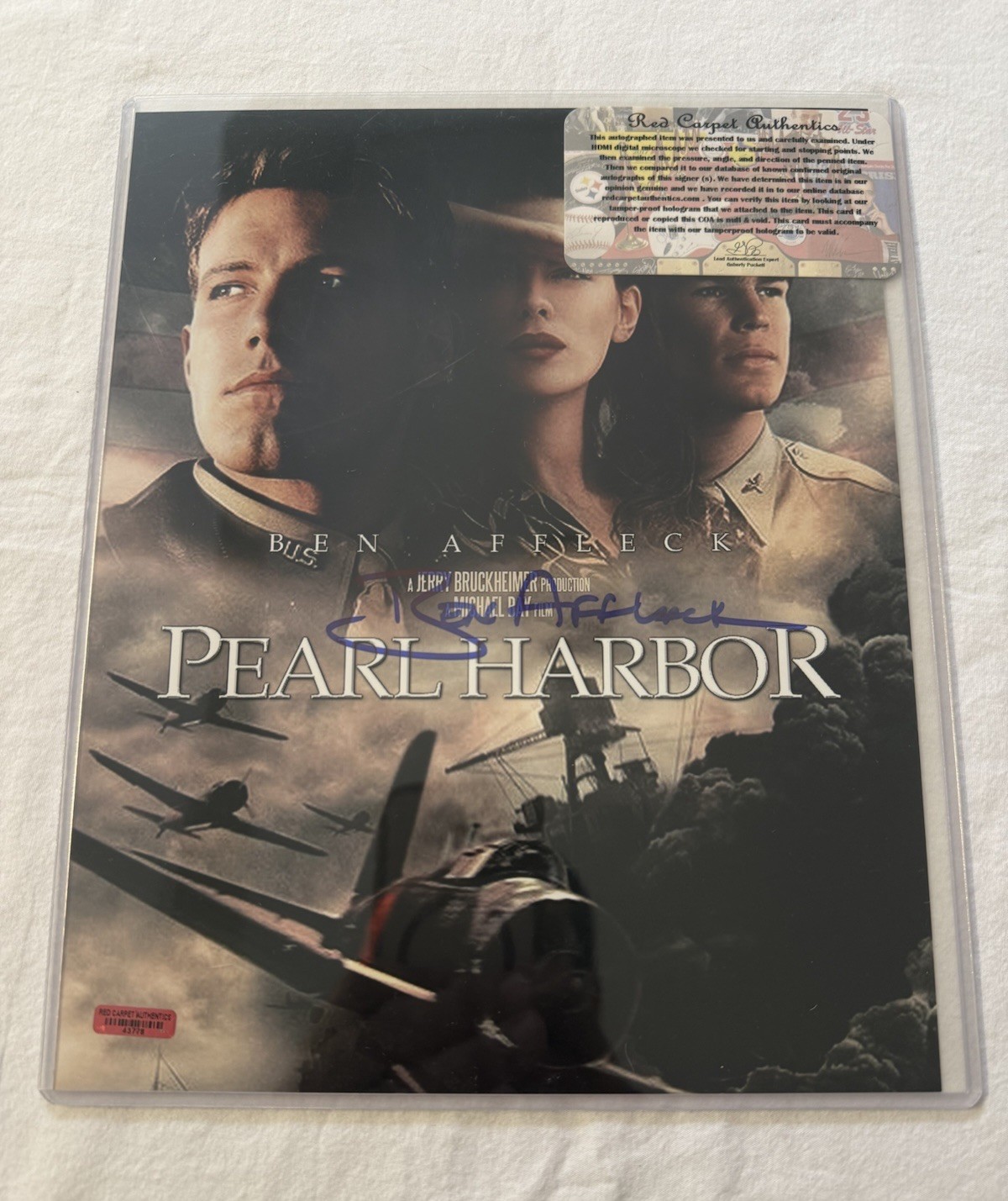 Ben Affleck ‘Pearl Harbor’ Signed Autographed 8X10 Photo RCA COA