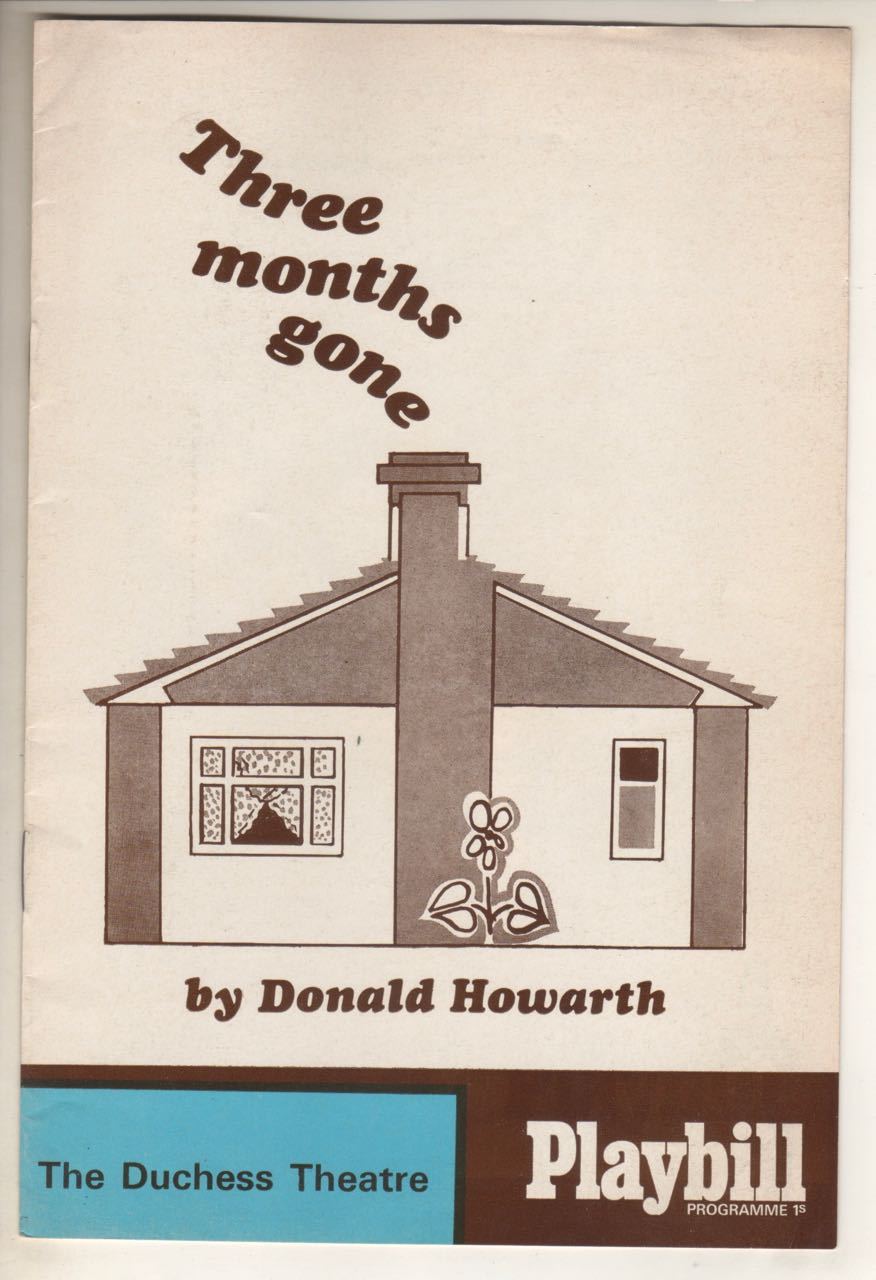 Diana Dors & Jill Bennett “Three Months Gone” London Playbill 1970 Alan Lake
