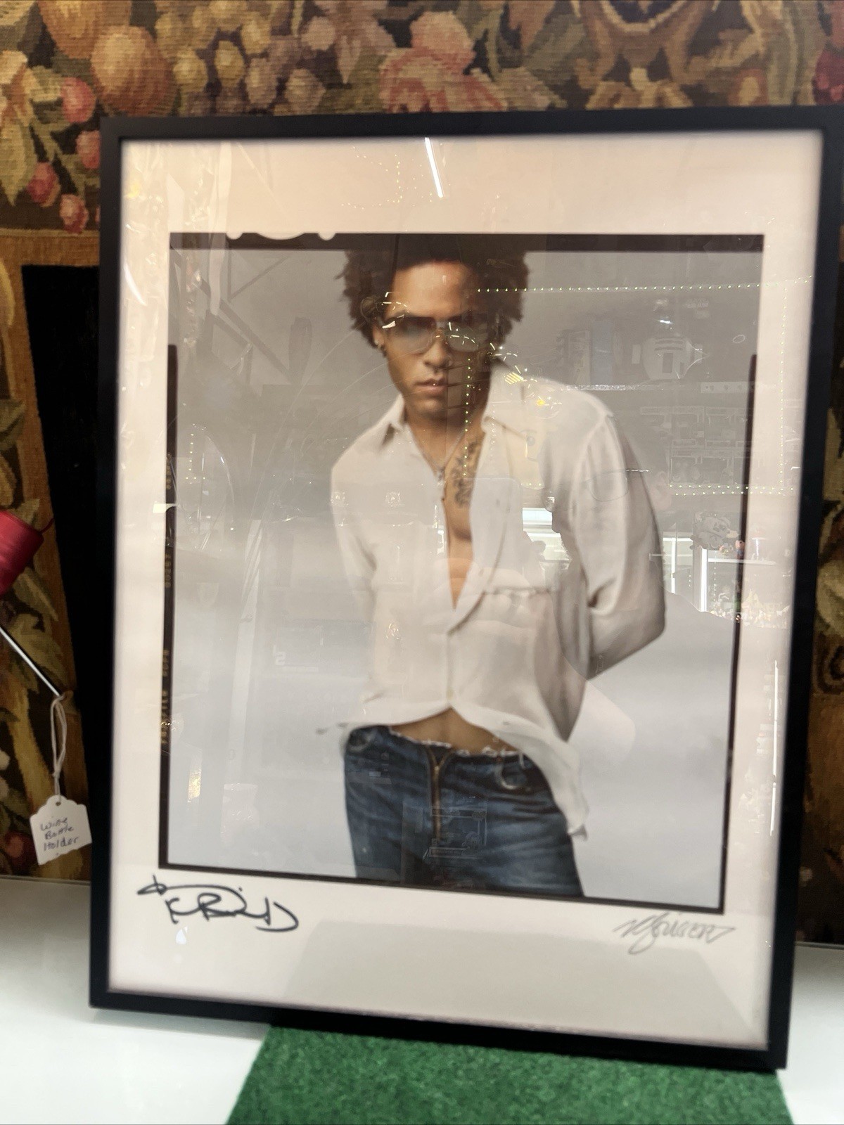 Lenny Kravitz Autographed Framed Poster 18×24 Inches