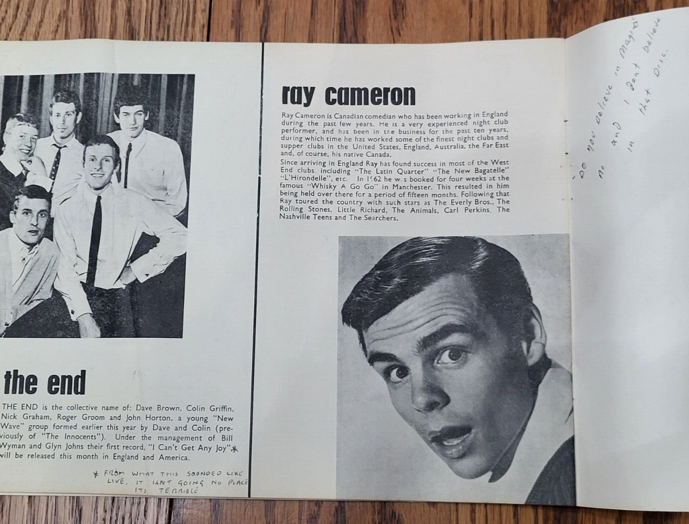 Rolling Stones 1965 Original UK Concert Tour Program Spencer Davis Group