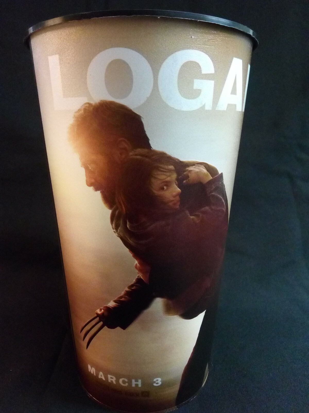 Logan 2017 Hugh Jackman Movie Theater Promo Soda Cup 7.5″ New